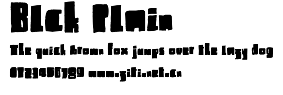 Blck Plain.ttf