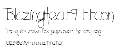 BlazingHeat9 ttcon.ttf