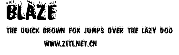 Blaze.ttf字體轉換器圖片