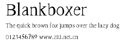 Blankboxer.ttf