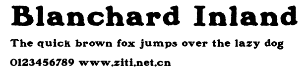 Blanchard Inland.otf字體轉換器圖片