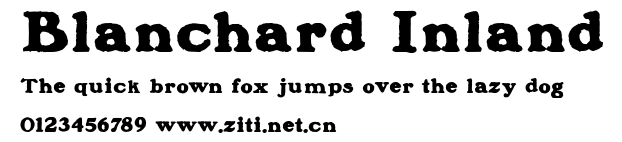 Blanchard Inland.ttf字體轉換器圖片