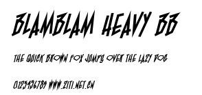 BlamBlam Heavy BB .ttf