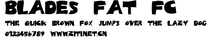 Blades Fat FC.ttf字體轉換器圖片