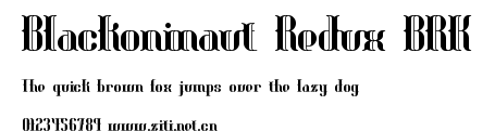 Blackoninaut Redux BRK.ttf