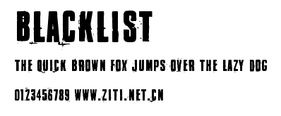 Blacklist.ttf