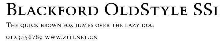 Blackford OldStyle SSi.ttf字體轉換器圖片