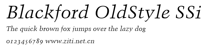 Blackford OldStyle SSi.ttf字體轉換器圖片