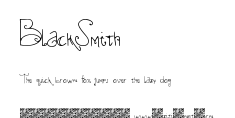 BlackSmith.ttf字體轉換器圖片