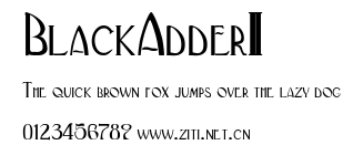 BlackAdderII.ttf字體轉換器圖片