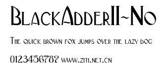 BlackAdderII-No.ttf字體轉換器圖片