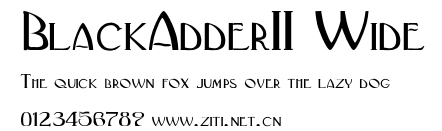 BlackAdderII Wide.ttf字體轉換器圖片