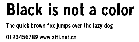 Black is not a color.ttf字體轉換器圖片