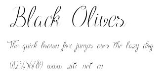 Black Olives.ttf