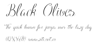 Black Olives.ttf