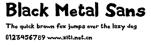 Black Metal Sans.ttf字體轉換器圖片