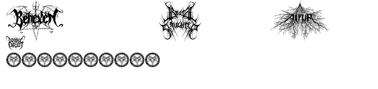 Black Metal G.ttf字體轉換器圖片