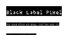 Black Label Pixel.ttf字體轉換器圖片