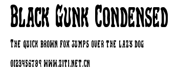 Black Gunk Condensed.ttf