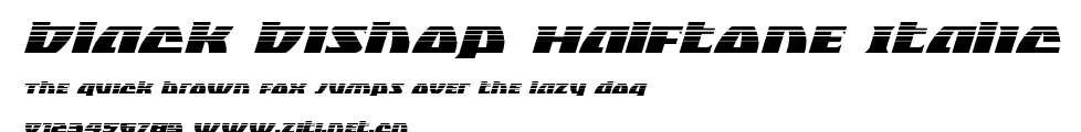 Black Bishop Halftone Italic.ttf