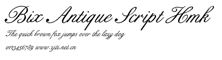 Bix Antique Script Hmk.ttf