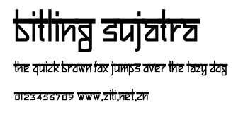 Bitling sujatra.ttf