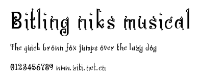Bitling niks musical.ttf