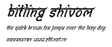 Bitling shivom.ttf字體轉換器圖片
