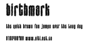 Birthmark.ttf