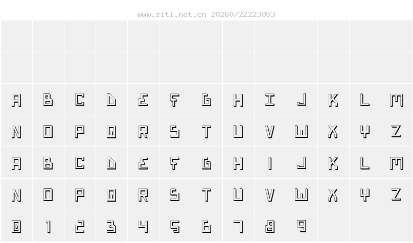 字符映射圖