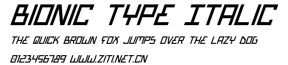 Bionic Type Italic.ttf