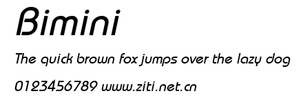 Bimini.ttf字體轉換器圖片