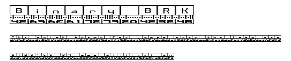 Binary BRK.ttf