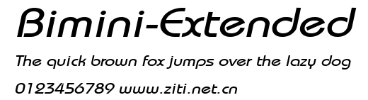 Bimini-Extended.ttf字體轉換器圖片