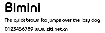 Bimini.ttf字體轉換器圖片