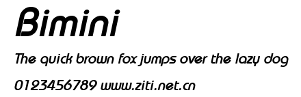 Bimini.ttf字體轉換器圖片