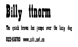 Billy ttnorm.ttf
