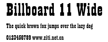 Billboard 11 Wide.ttf