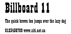 Billboard 11.ttf