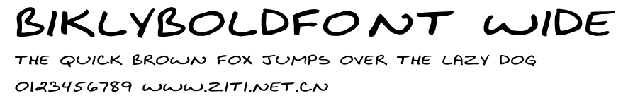 BiklyBoldFont Wide.ttf