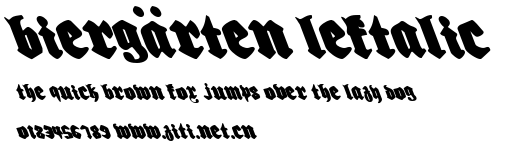Biergärten Leftalic.ttf