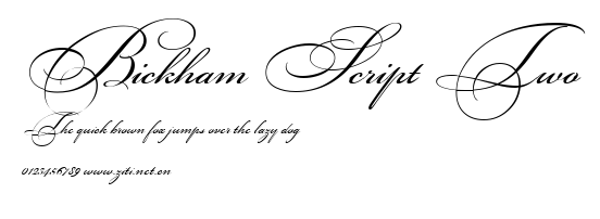 Bickham Script Two.ttf