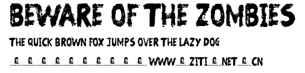 Beware of the Zombies.ttf