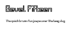 Bevel Fifteen.ttf字體轉換器圖片