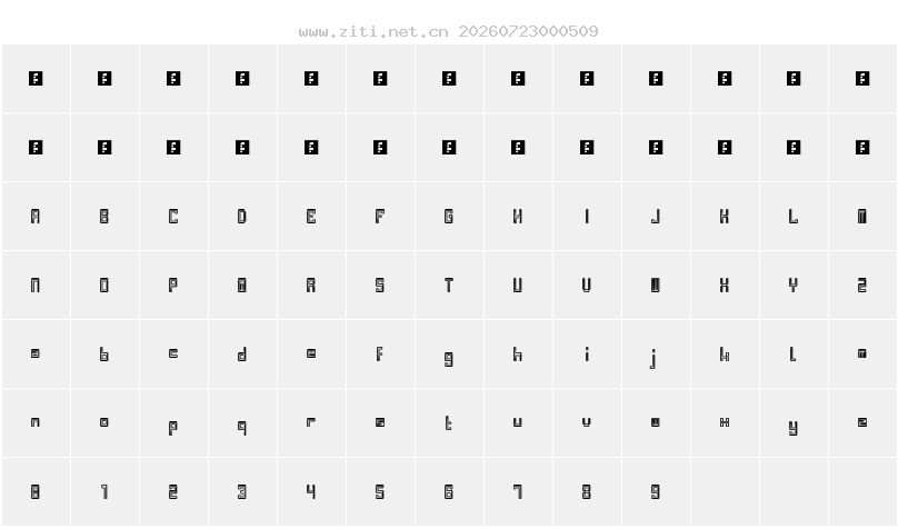 字符映射圖