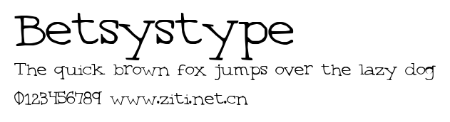 Betsystype.ttf字體轉換器圖片