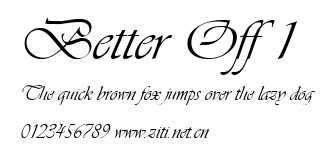 Better Off 1.ttf字體轉換器圖片