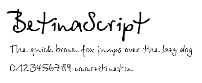 BetinaScript.ttf