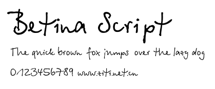Betina Script.ttf