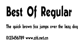 Best Of Regular.ttf字體轉換器圖片